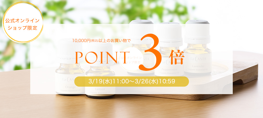 ポイント3倍