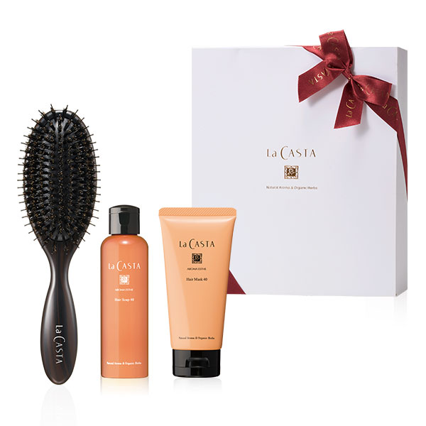 ヘッドスパブラシ ハード ビューティー ヘアケアセット 40 ＜ギフト＞