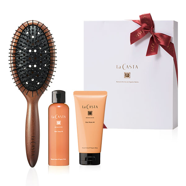 ヘッドスパ リラクシングブラシ ビューティー ヘアケアセット 40 ＜ギフト＞