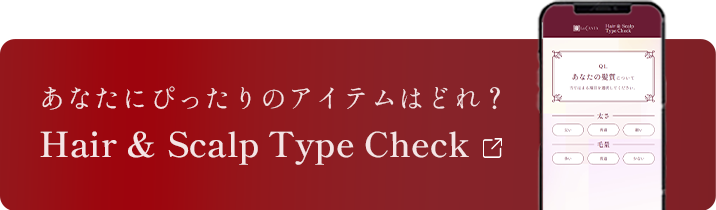 あなたにぴったりのアイテムはどれ？ヘアケア診断はこちら
