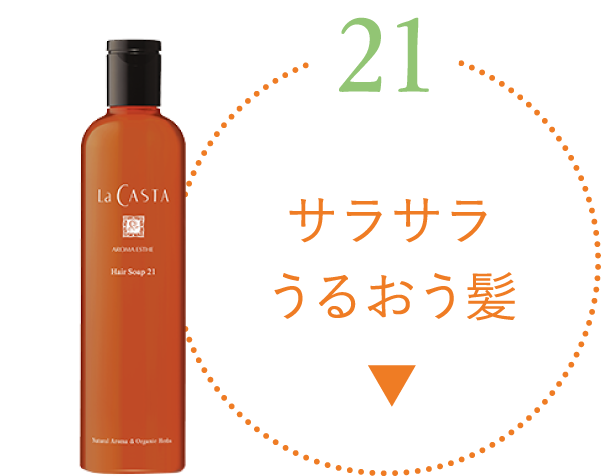 21 サラサラうるおう髪