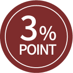 3% POINT