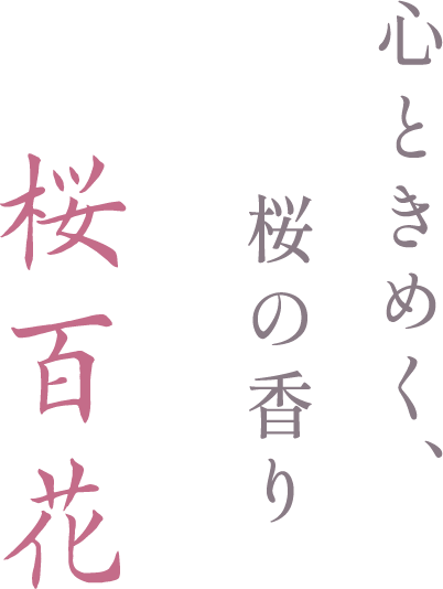 心ときめく、桜の香り 桜百花