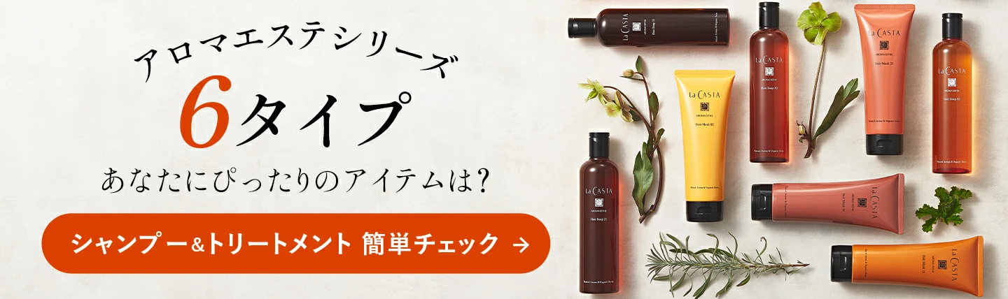 アロマエステシリーズ6タイプ 簡単チェック