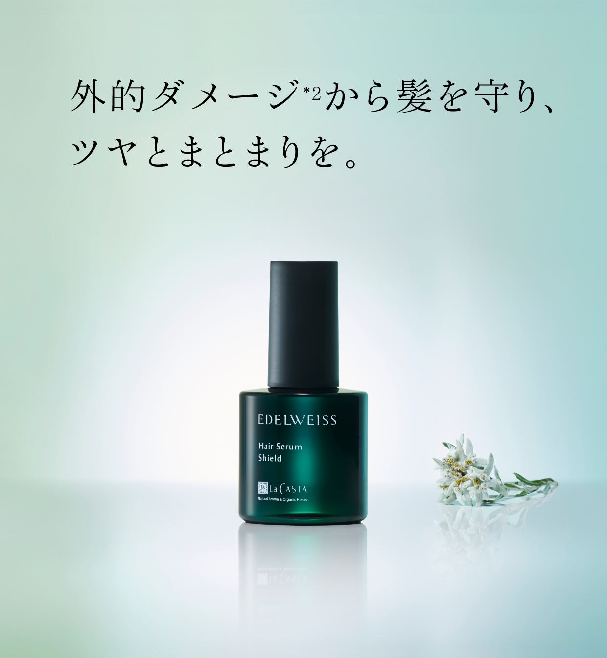 外的ダメージ2から髪を守り、 確かなツヤとまとまりを。