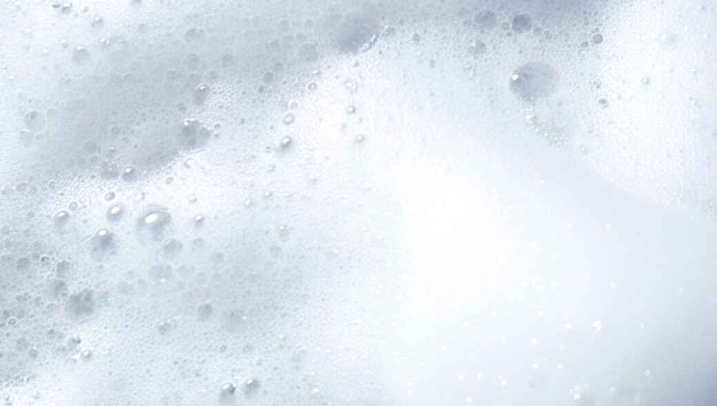 Point 01 弾力感のあるもっちり泡