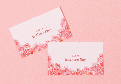 想いが芽吹き、花になるメッセージカード